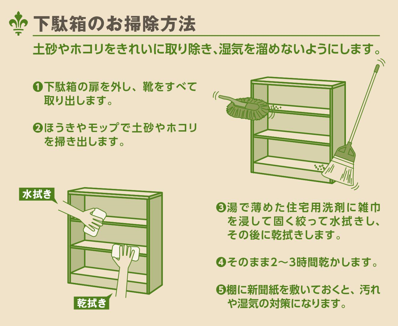 お掃除のポイント 下駄箱 C H光田屋株式会社のブログ